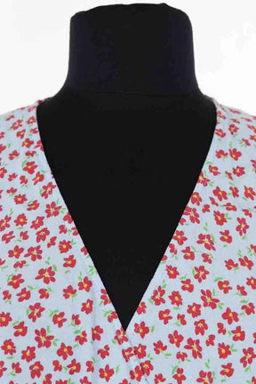 Robe Rouje Bleu en Viscose