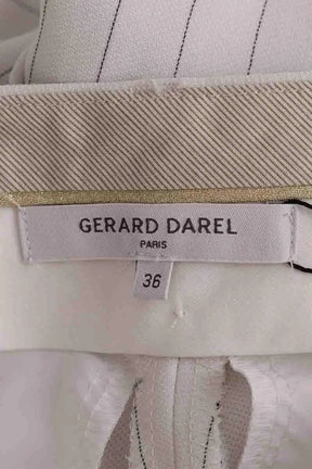 Pantalon Gerard Darel Blanc en Synthétique