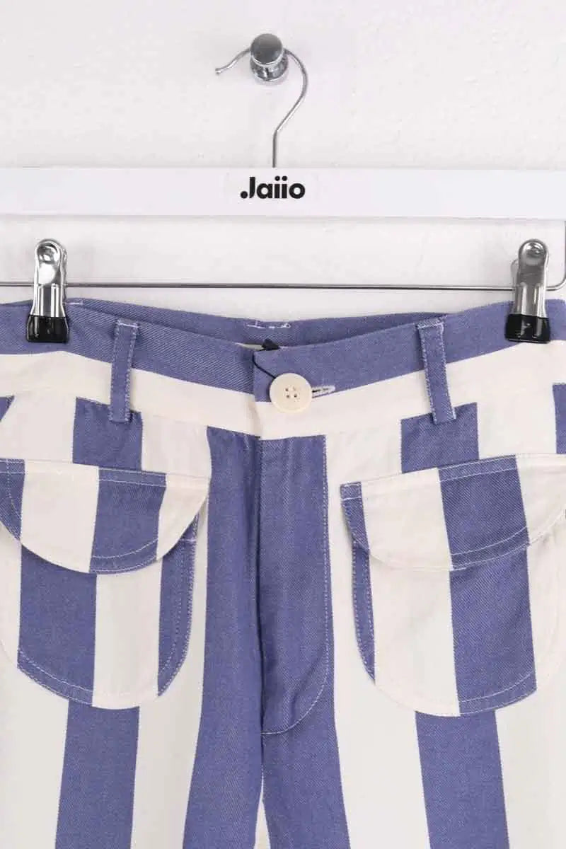 Pantalon La Veste Bleu en Coton