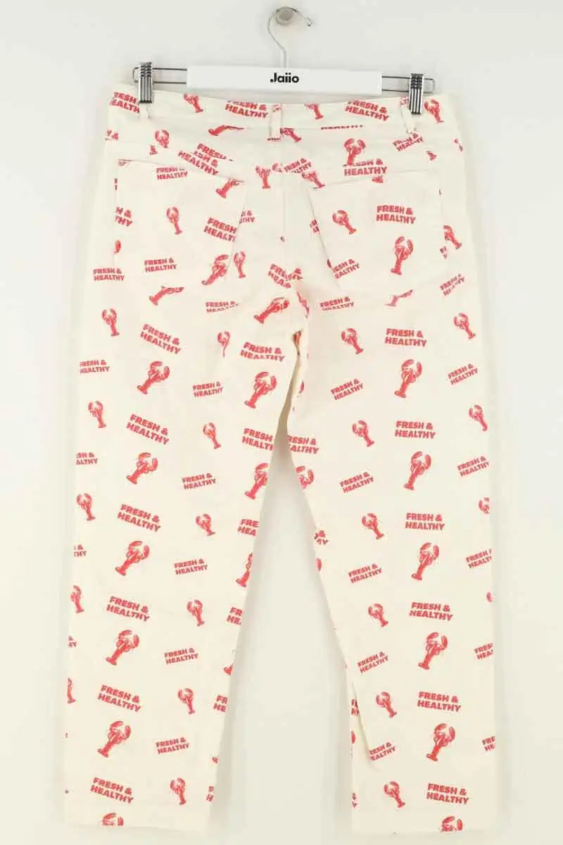 Jean droit Modetrotter Blanc en Coton