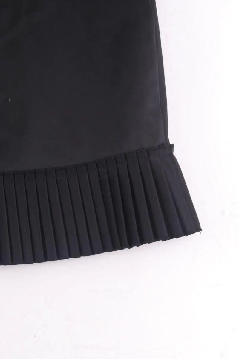 Jupe plissée The Kooples Noir en Synthétique