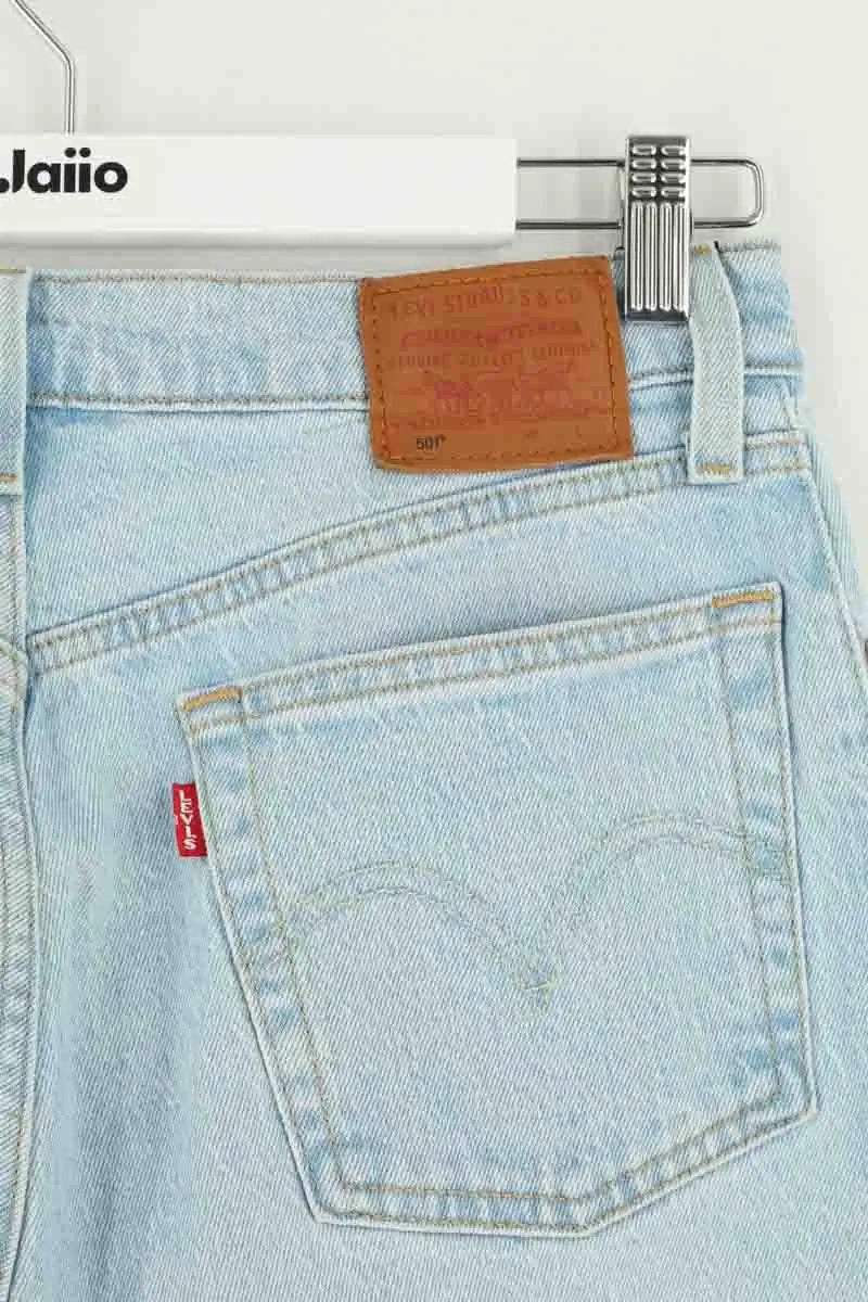 Jean droit Levi's 501 Bleu en Coton
