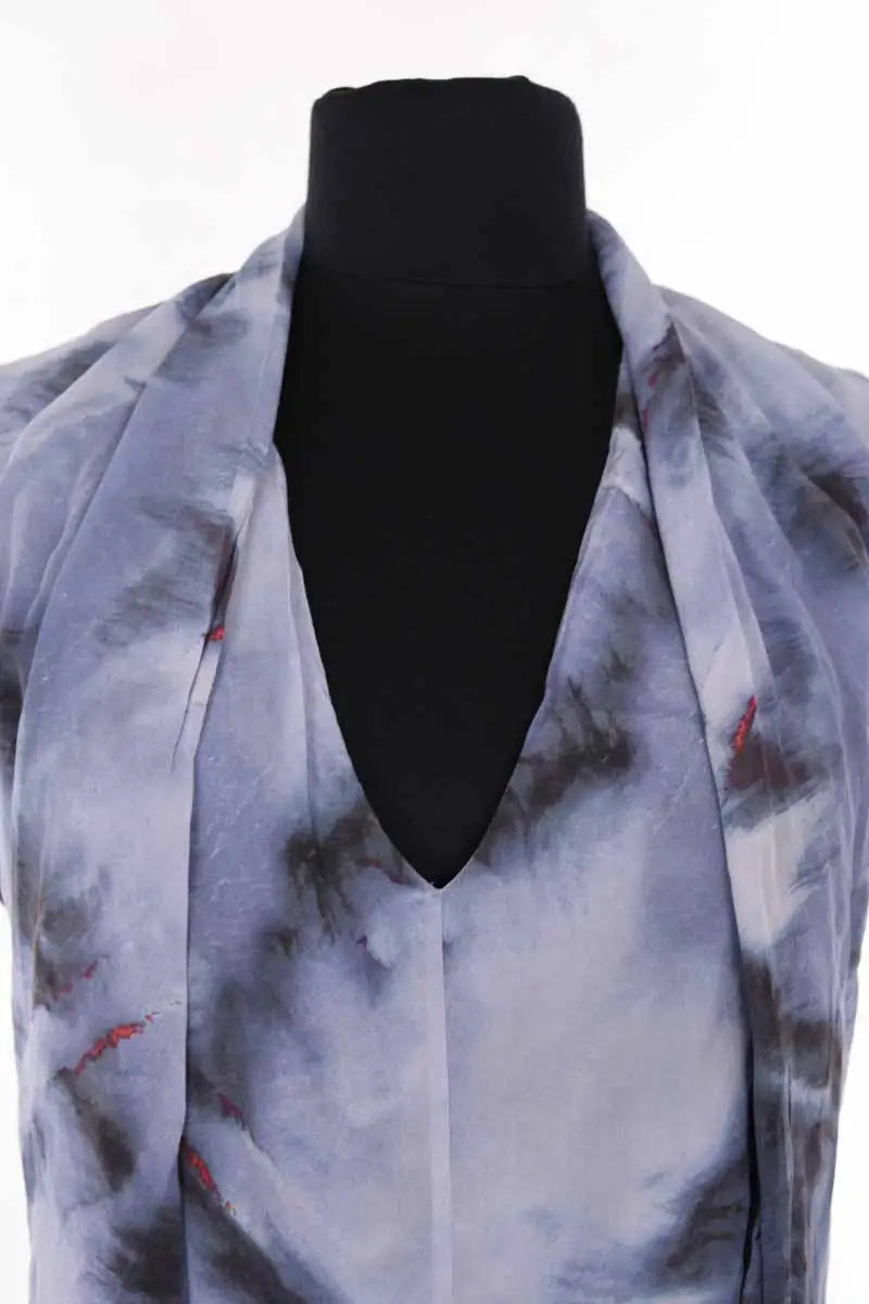 Top Iro Orphee Bleu en Soie