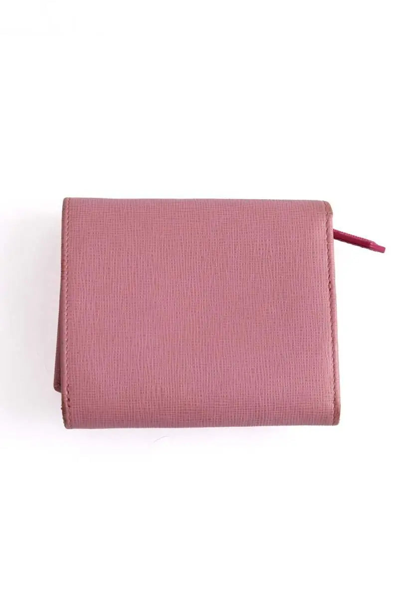 Portefeuille Fendi Rose en Cuir