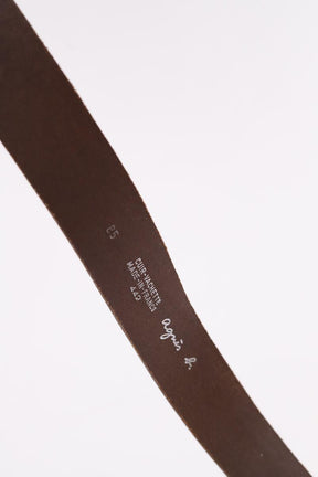 Ceinture Agnès B.  Marron