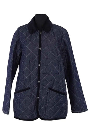 Manteau LAVENHAM Bleu en Coton, taille M - Seconde Main