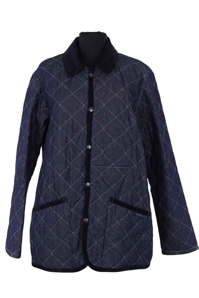 Manteau LAVENHAM Bleu en Coton, taille M - Seconde Main