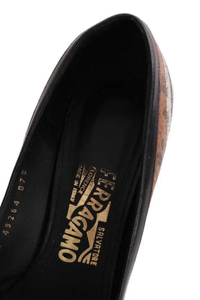 Talons Salvatore Ferragamo Marron en Cuir