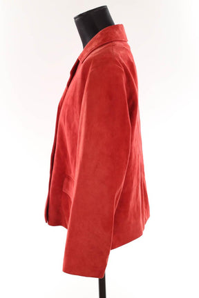 Veste en cuir Gerard Darel  Rouge