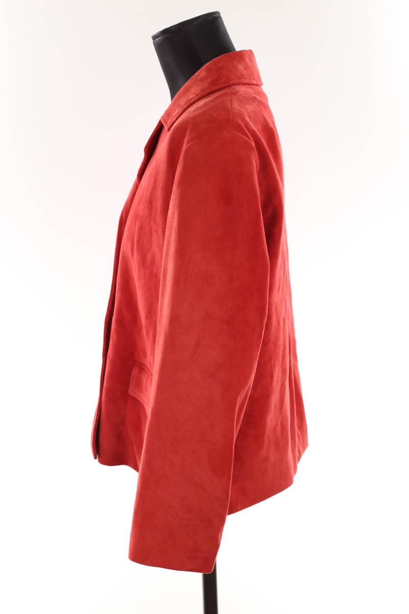 Veste en cuir Gerard Darel  Rouge
