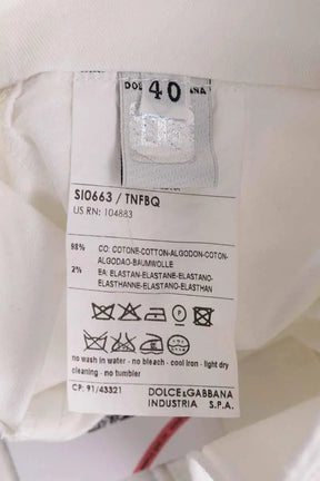 Jupe Dolce & Gabbana Blanc en Coton