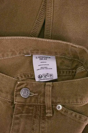 Jean large Laurence Bras Beige en Coton