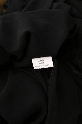 Mi-longueur Navy Paris  Noir