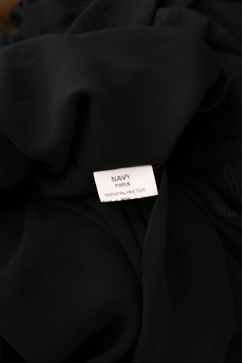 Mi-longueur Navy Paris  Noir