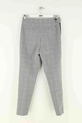 Pantalon droit Tommy Hilfiger Gris en Synthétique