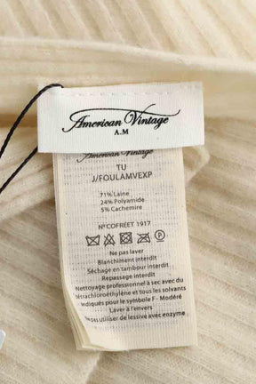 Carrés American Vintage  Ecru