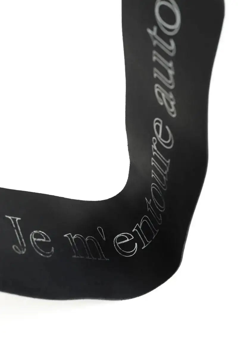 Ceinture en cuir Jean-Charles de Castelbajac  Noir