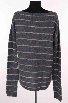 Pull Sézane Gris en Laine