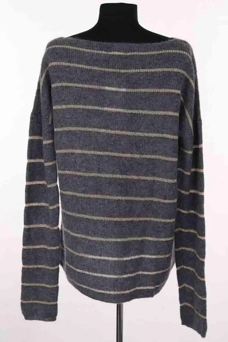 Pull Sézane Gris en Laine