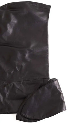 Chapeau Magda Butrym Noir en Cuir