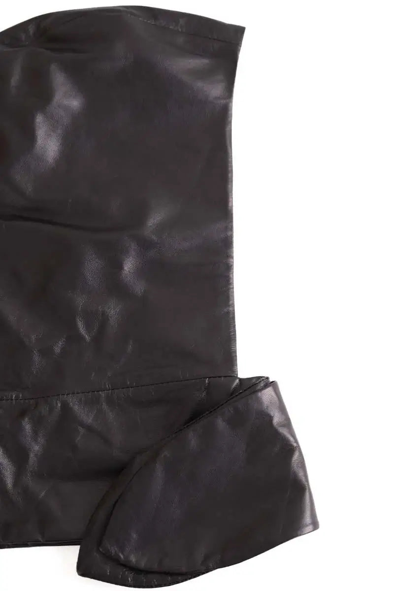 Chapeau Magda Butrym Noir en Cuir