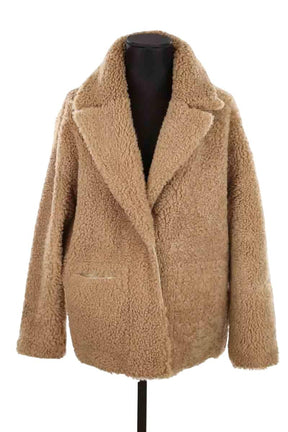 Manteau court réversible Bash  Beige