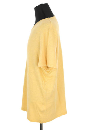 T-shirt Majestic Filatures  Jaune