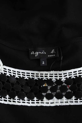 Mi-longueur Agnès B.  Noir