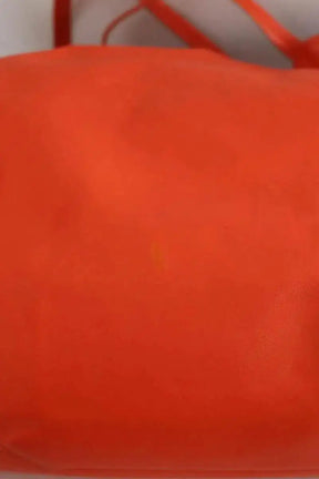 Cabas Celine Cabas Horizotal Orange en Cuir
