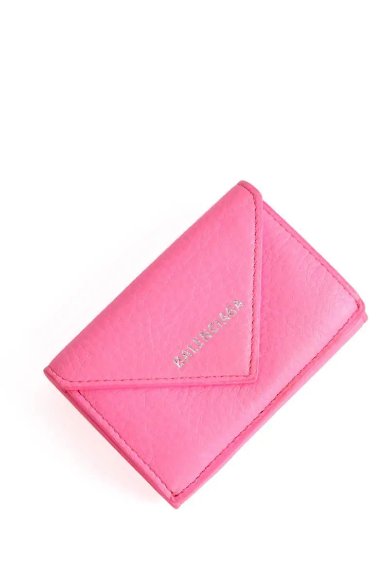 Porte-monnaie Balenciaga 391446 5610 X 584046 Rose en Cuir