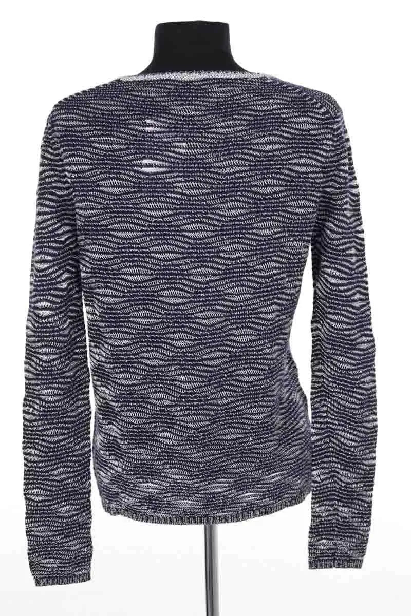 Top Maje Bleu en Synthétique