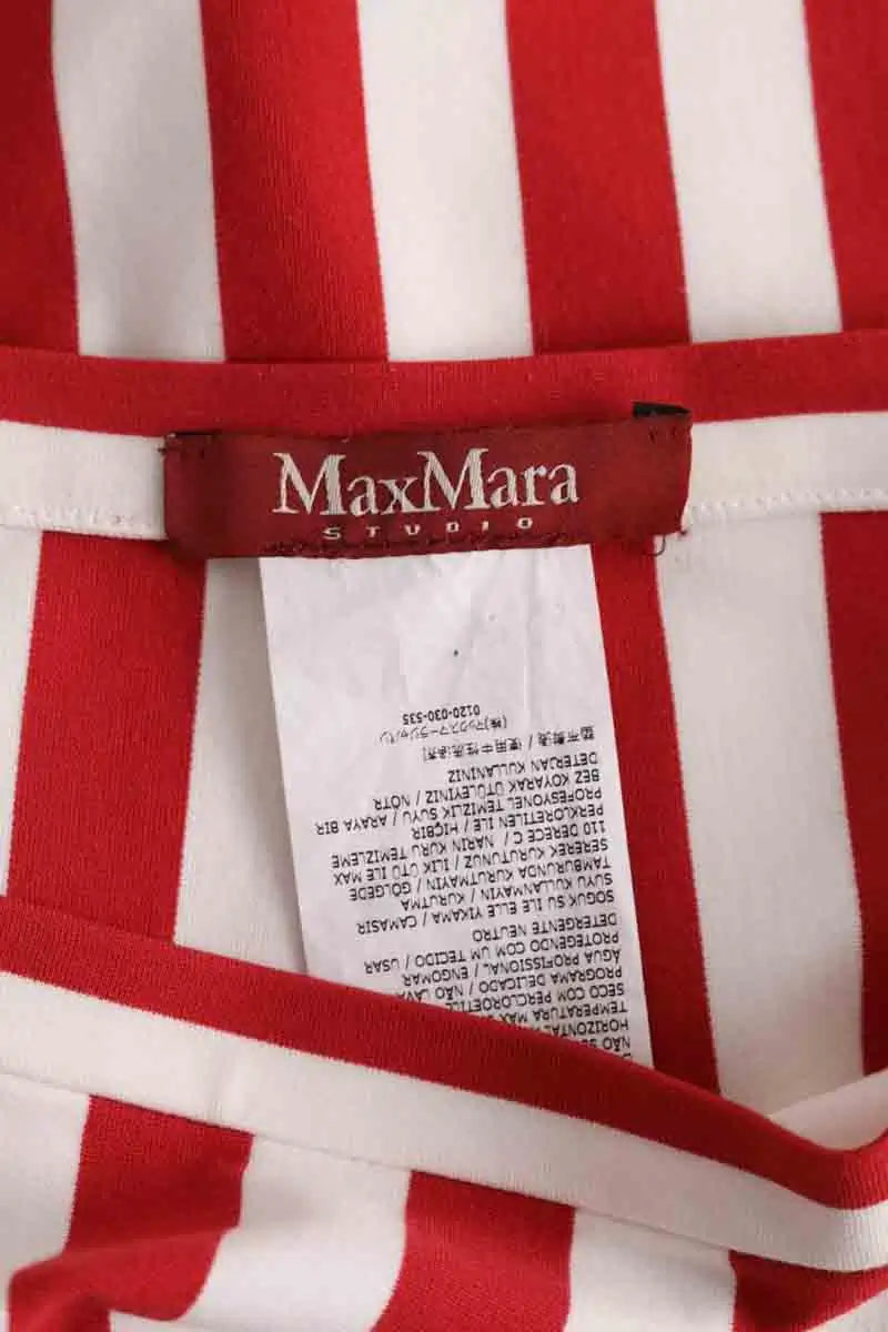 Jupe Max Mara Rouge en Viscose