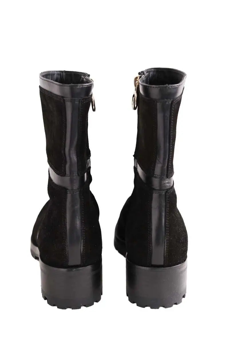 Bottes Free Lance Noir en Cuir