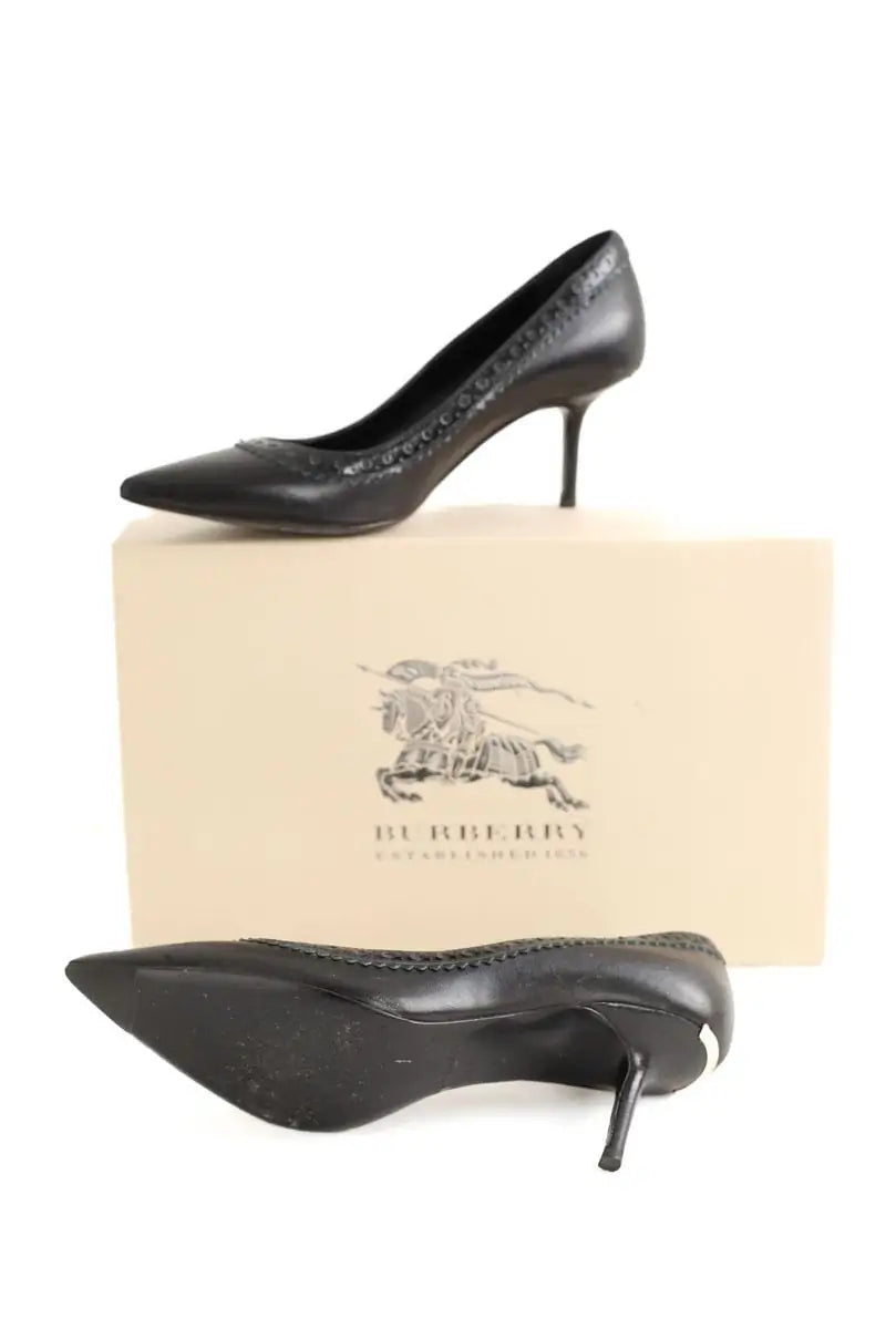 Talons Burberry  Noir