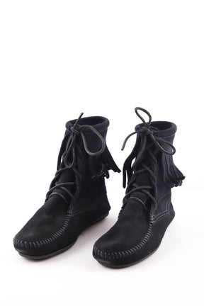 Bottes à lacets Minnetonka  Noir