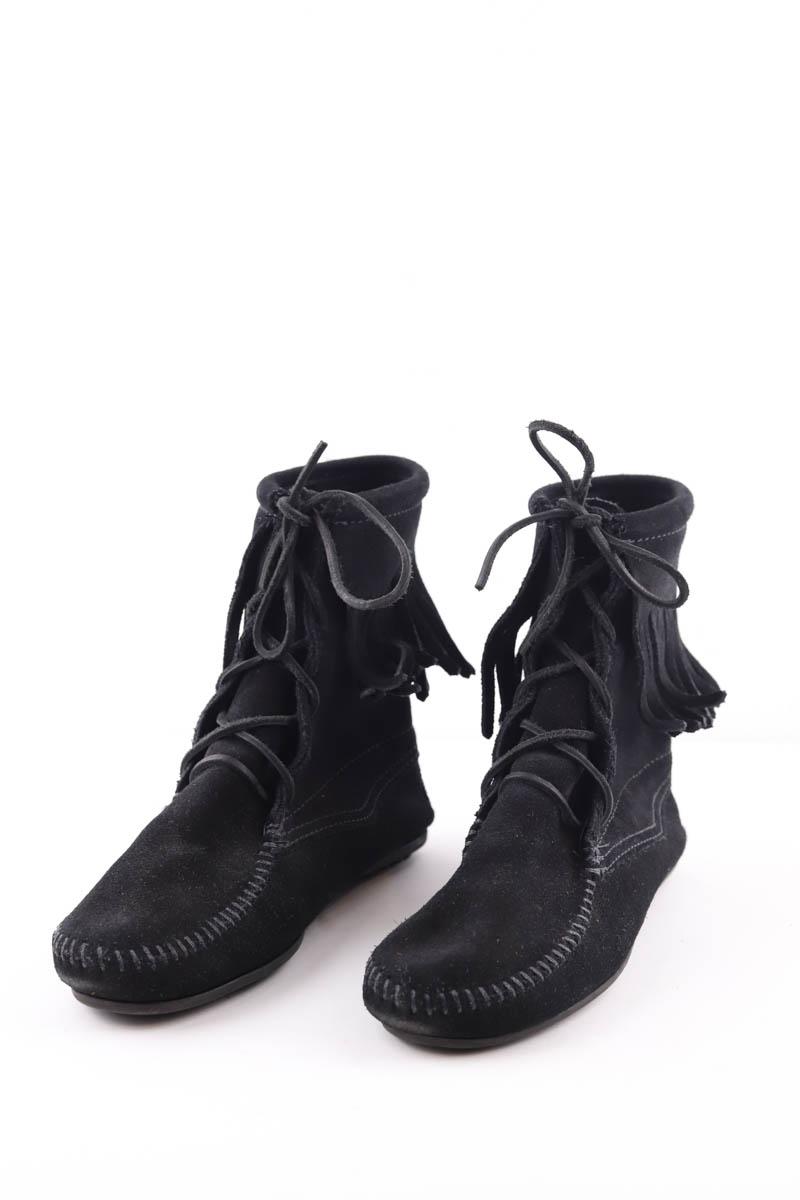 Bottes à lacets Minnetonka  Noir