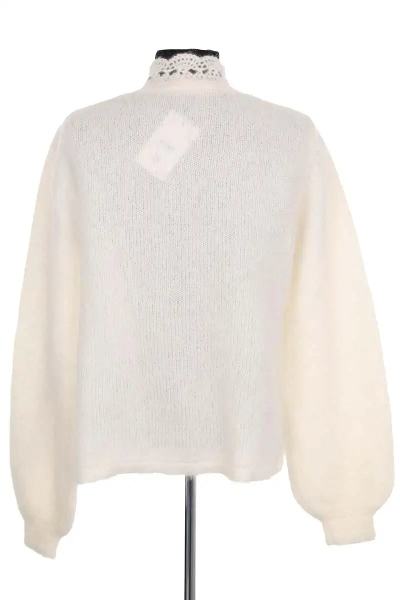 Cardigan Sézane Blanc en Laine