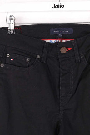 Jean droit Tommy Hilfiger Noir en Coton