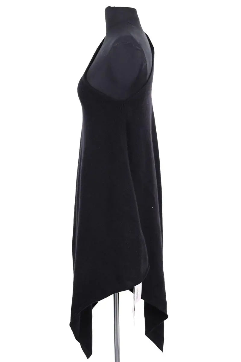 Poncho large Eric Bompard Noir en Cachemire