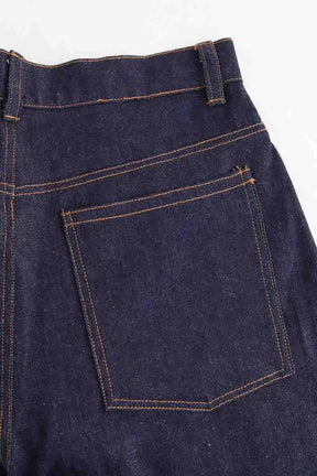 Jean droit Anthropologie Bleu en Coton