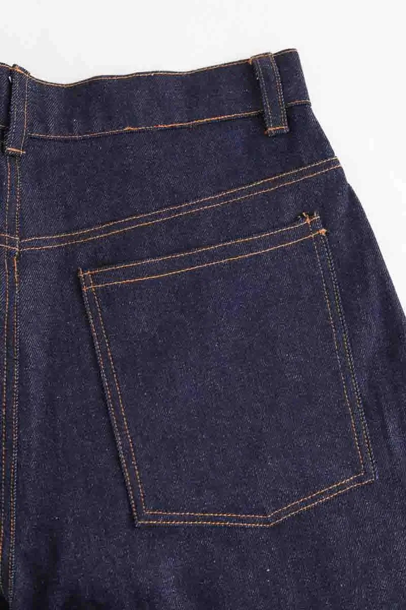 Jean droit Anthropologie Bleu en Coton