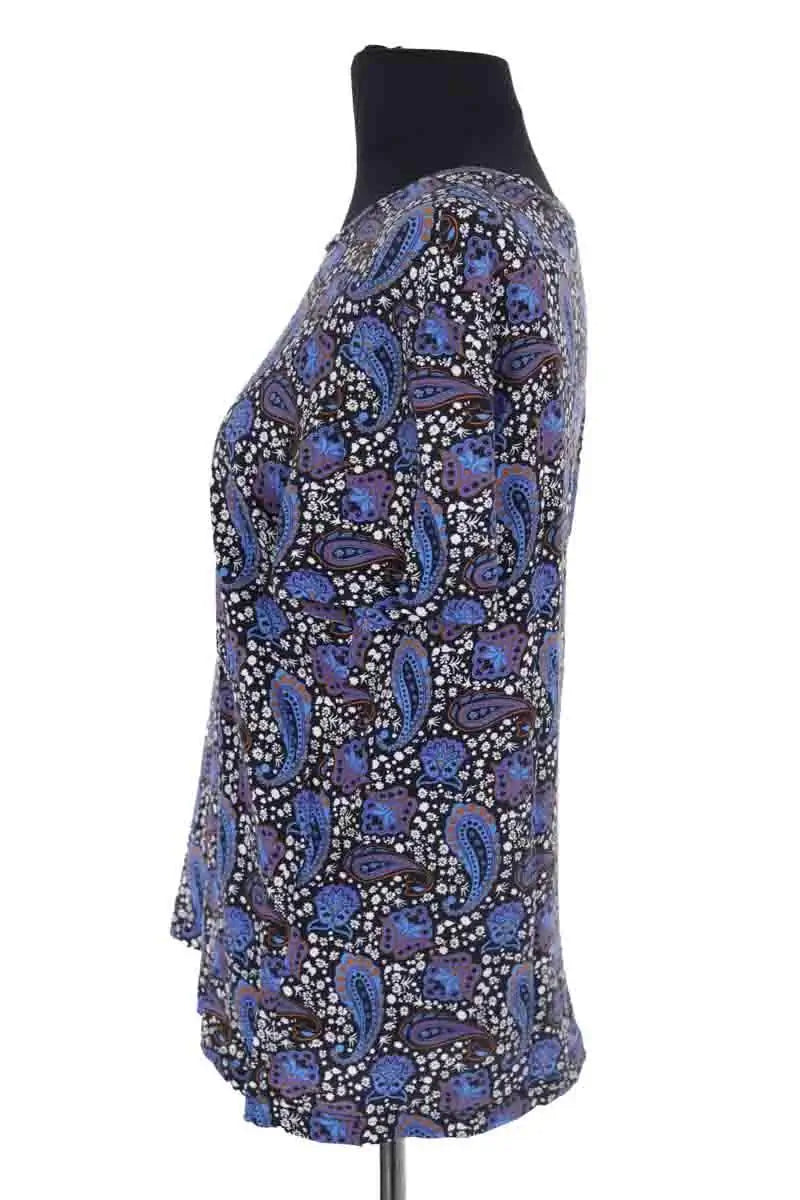 T-shirt Sandro Bleu en Coton