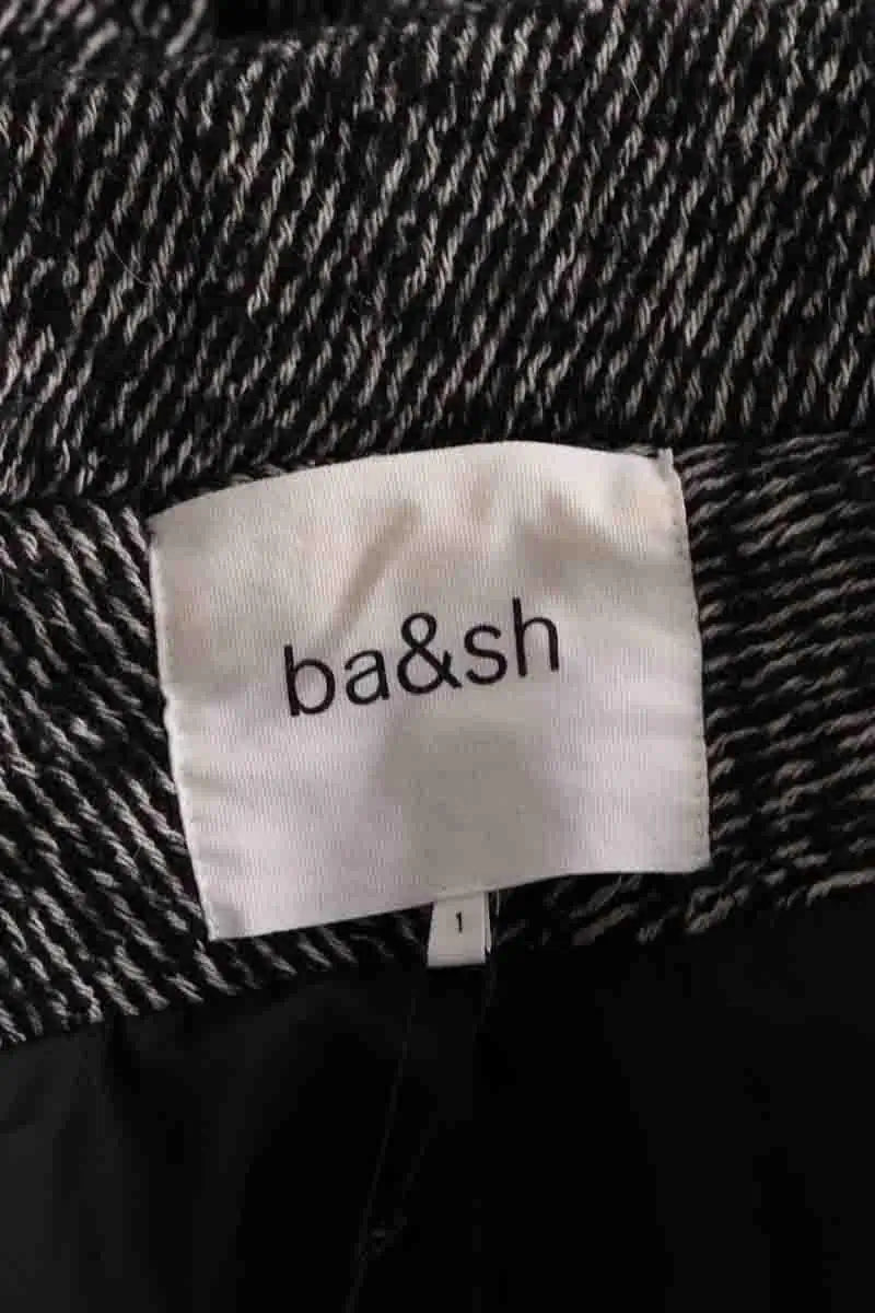 Manteau Ba&Sh Anthracite en Laine