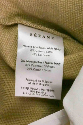 Jupe Sézane Camel en Coton