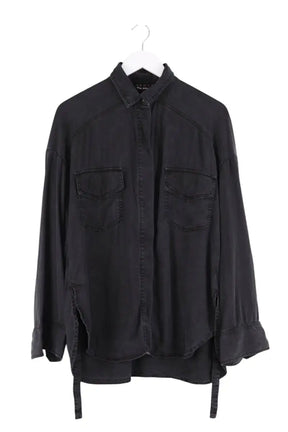 Chemise The Kooples Noir en Coton, taille XS - Seconde Main