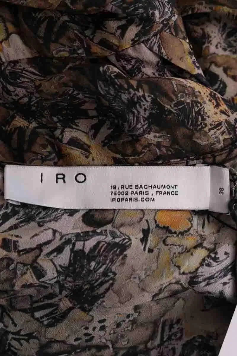 Robe Iro Mauri Kaki en Viscose