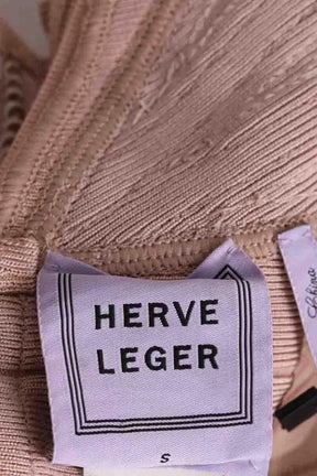 Robe Herve Leger Rose en Viscose