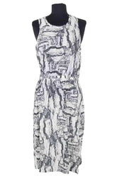 Robe American Vintage Gris en Synthétique, taille M - Seconde Main