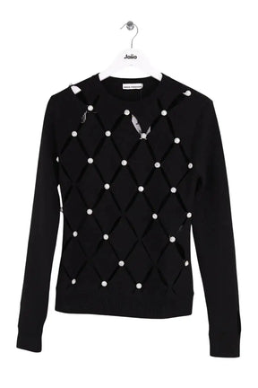 Pull Paco Rabanne Noir en Laine, taille S - Seconde Main