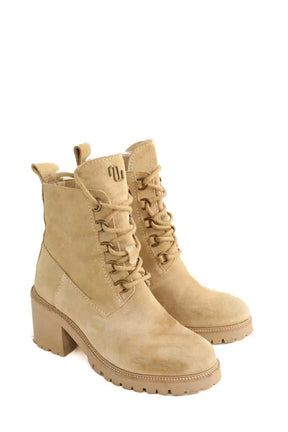 Boots à lacets Maje  Beige